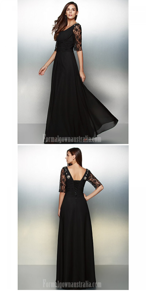 Australia Formal Evening Dress Black A-line Scoop Long Floor-length Chiffon Lace
https://www.formalgownaustralia.com/two-piece-formal-dress.html